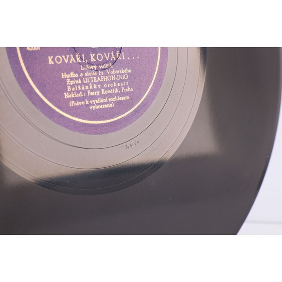 Helena Kubalíková Kováři/Jak Se Můžeš Ptát 78 rpm Record Ultraphon A 12673 Czech - Picture 7 of 16
